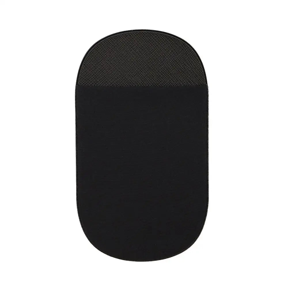 Adhesive Back Storage Bag For I-Pad Laptop Reusable Reposition Cable/MousePowerbank Pouch Tablet Accessories Holder Oasis Select Black