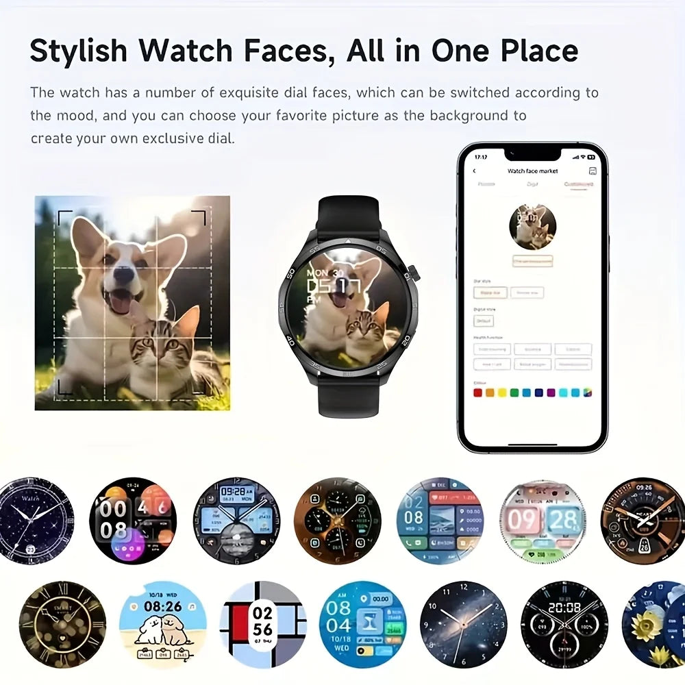 ERUN Smart Watch 1.5" Touch Screen | Sports Tracker & Alerts