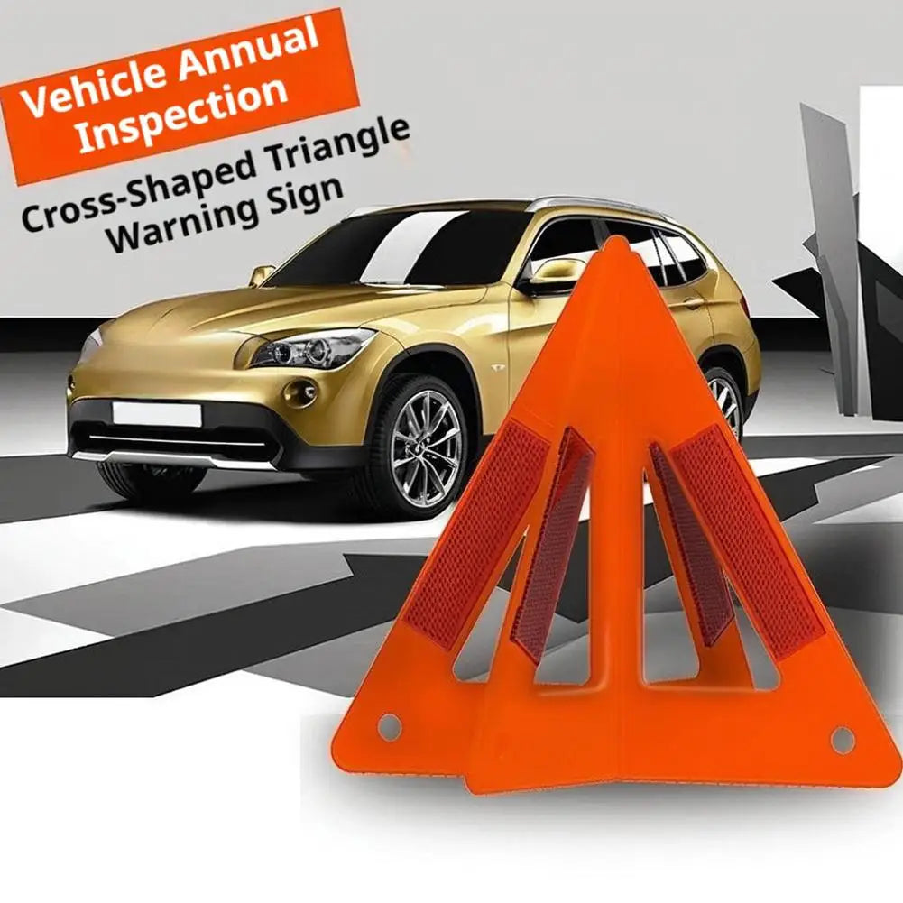 Foldable Reflective Emergency Warning Triangle | Roadside Safety