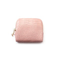 Travel Jewelry Organizer Crocodile-Pattern Jewelry Storage Bag Crocodile Pattern Bag Multi-Compartment Portable Jewelry Case Oasis Select Pink