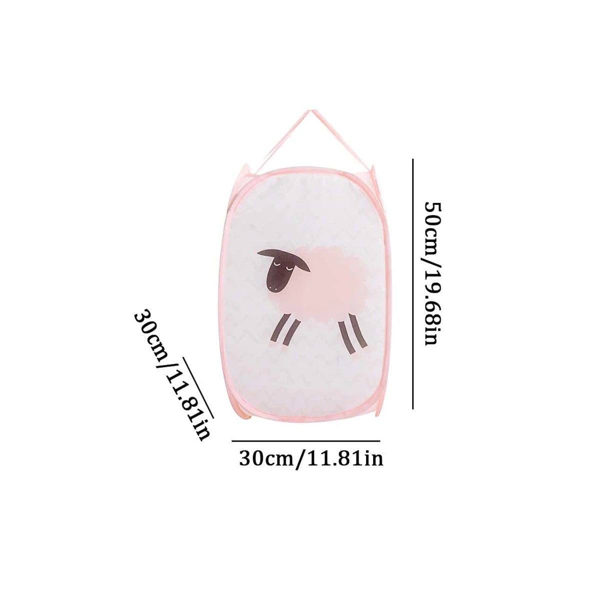 Cartoon Foldable Mesh Dirty Clothes Basket Oasis Select