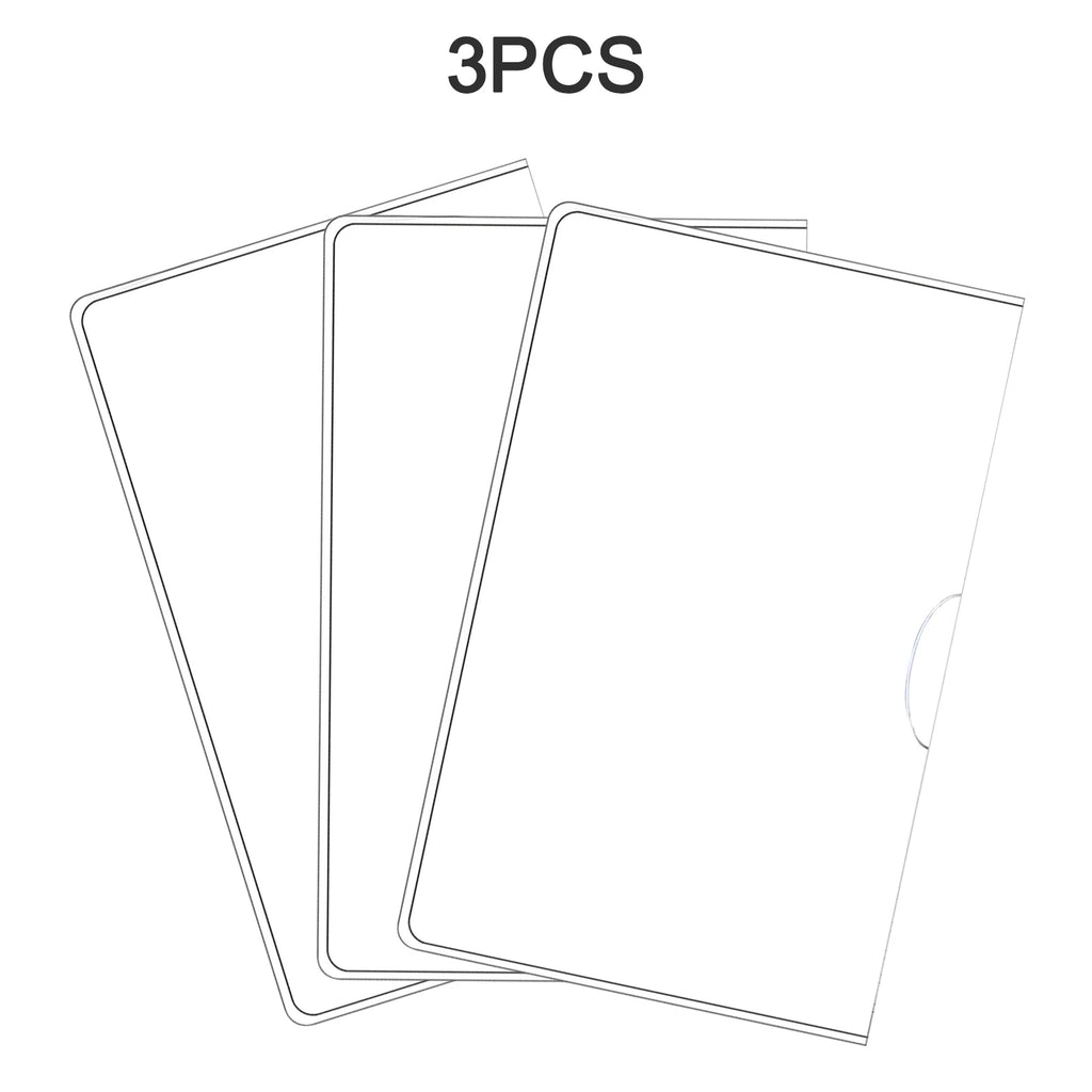 Social Security Card Protective Case, Ultra-Clear Durable 20Mil Storage Sleeve for EHIC/Credit Card/EU Driver's License/ID Card Oasis Select 3PCS