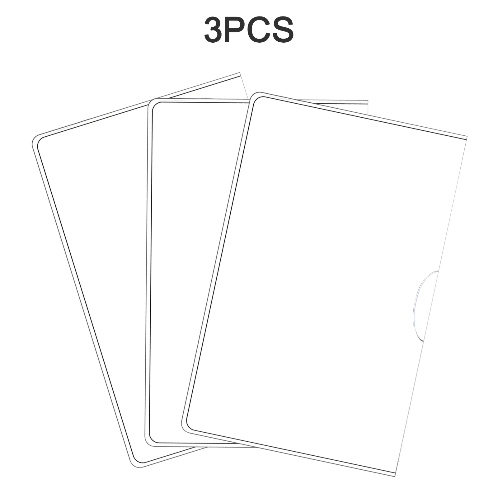 Social Security Card Protective Case, Ultra-Clear Durable 20Mil Storage Sleeve for EHIC/Credit Card/EU Driver's License/ID Card Oasis Select 3PCS
