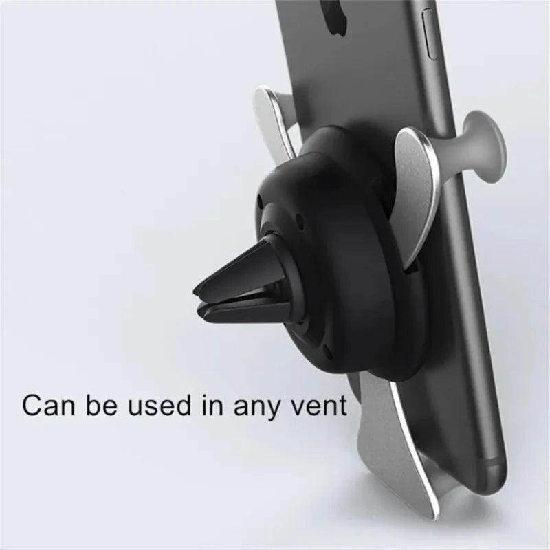 Gravity Car Phone Holder Air Vent Clip Smile Face Mount Mobile Cell Stand GPS Support For iPhone 12 Pro Max Xiaomi Samsung Oasis Select