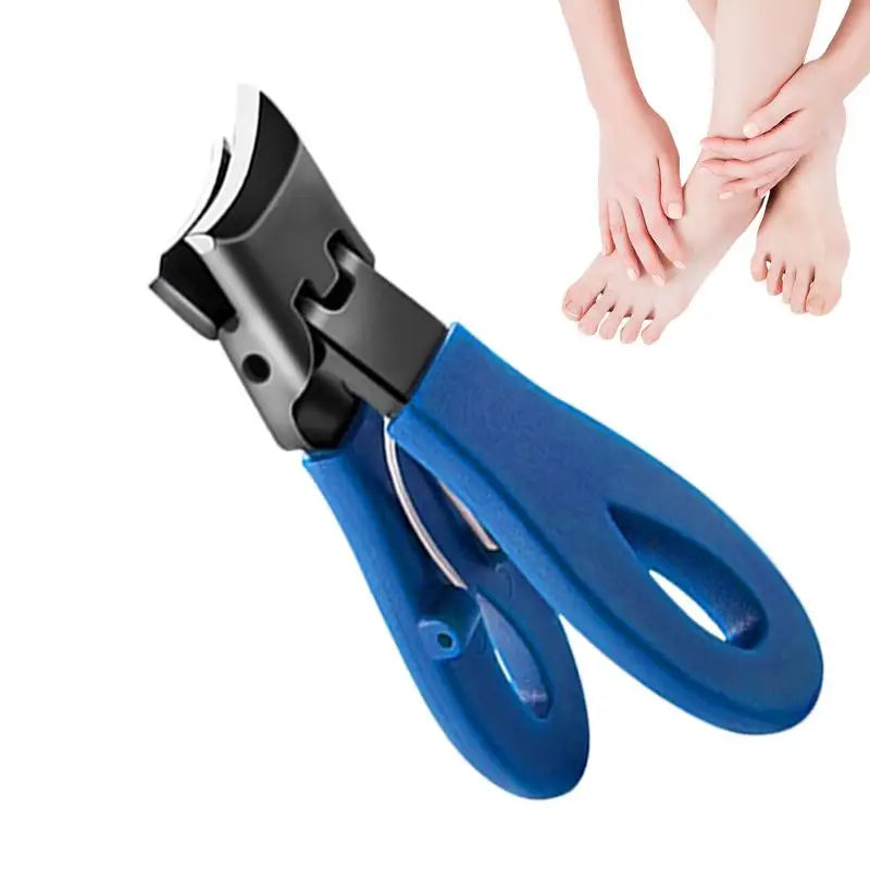 Slanted Nail Clippers Wide Jaw Opening Slanted Curved Nail Clippers Slanted Toenail Trimmer Anti-Splash Curved Nail Clipper Oasis Select