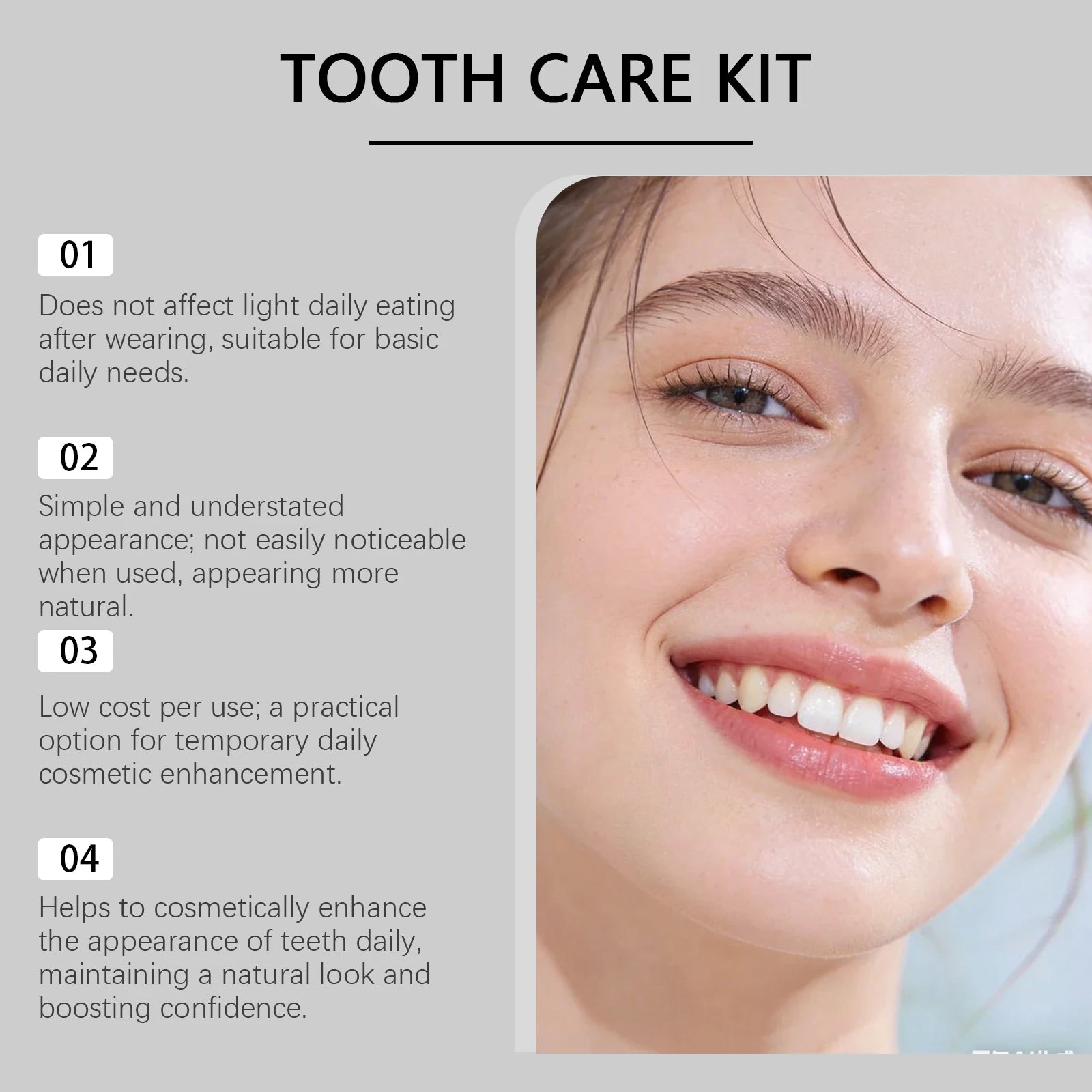 Denture Beauty Kit – Cosmetic Tooth Veneers for a Natural Smile Cosmetic Tooth Veneer Oasis Select