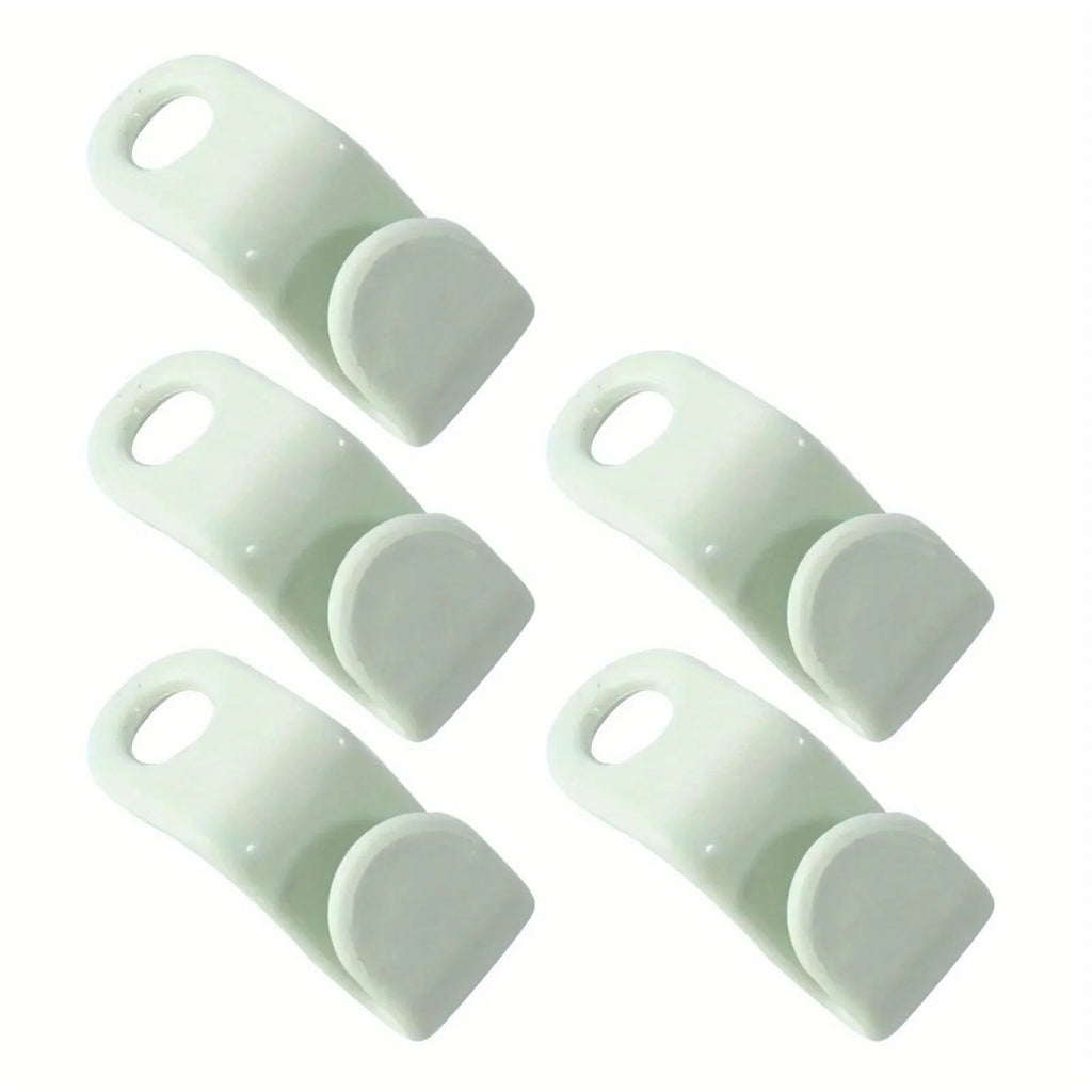 10PCS Wardrobe Hanger Hooks Organizer Connect Multifunction Cascading Plastic Bedroom Wardrobe Storage Space Saving Coat Hook Oasis Select Green-10PCS
