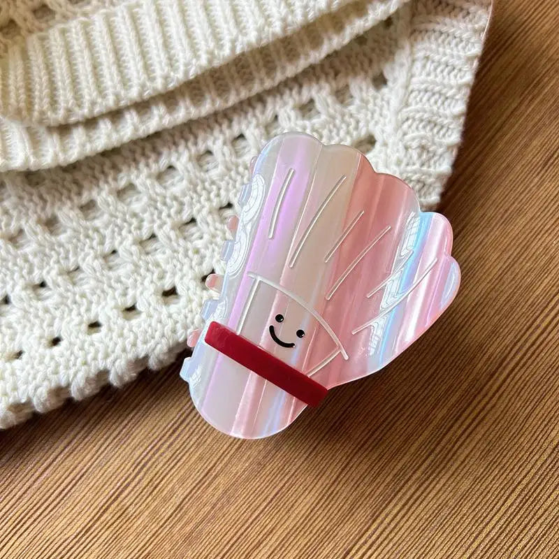 Tennis Badminton Hair Clips Cute Shark Clip Hair Accessories Non-slip крабик для волос заколки для волос Oasis Select A3