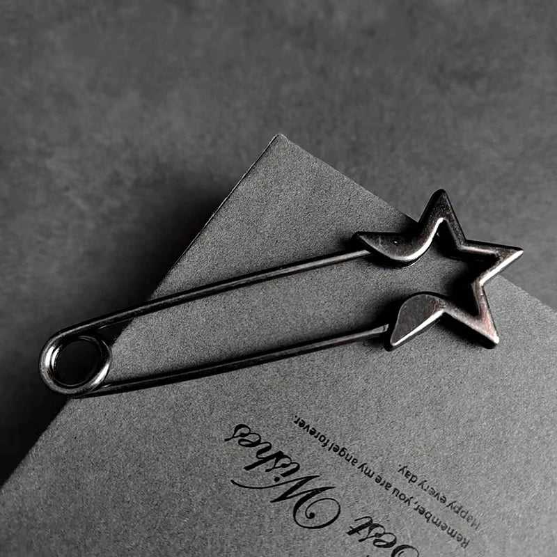 SUSU 1pc Retro Large Pins For Clothing Metal Safety Pins Jeans Dress Scarf Adjustable Pins Accessories Oasis Select