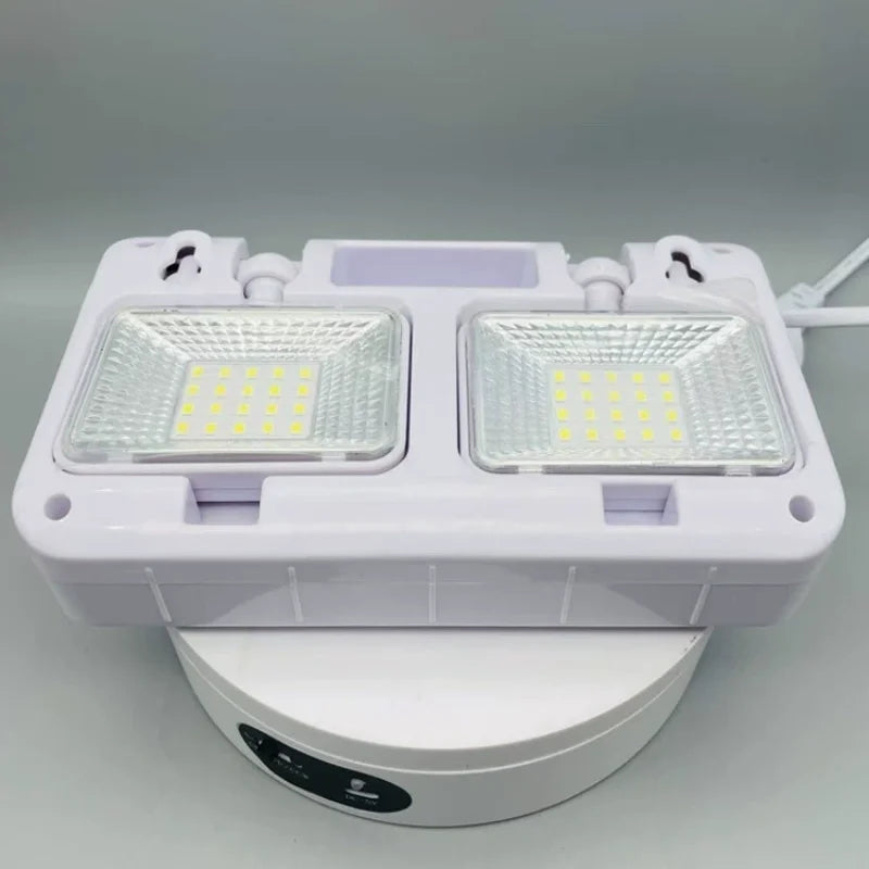 SHINEKNOT Dual Head LED Emergency Light | 360° Auto Power-On