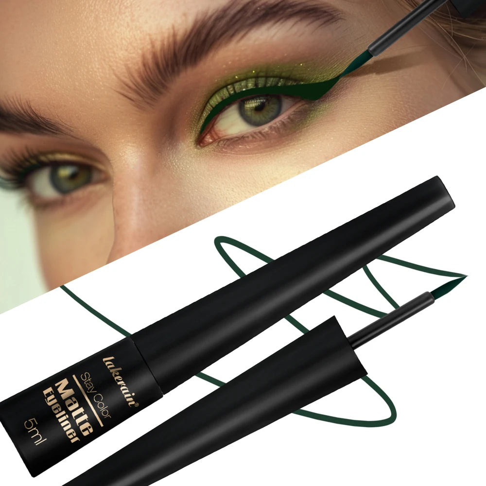 3Colors Matte Waterproof Liquid Eyeliner Pencil Sweatproof Quick Dry Easy To Wear High Pigment Brown Liquid Eyeliner Eye Makeup Oasis Select