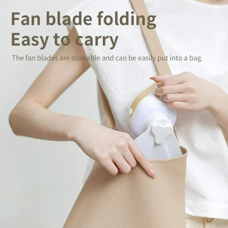 Portable Camping Ceiling Fan – Rechargeable, Remote & LED