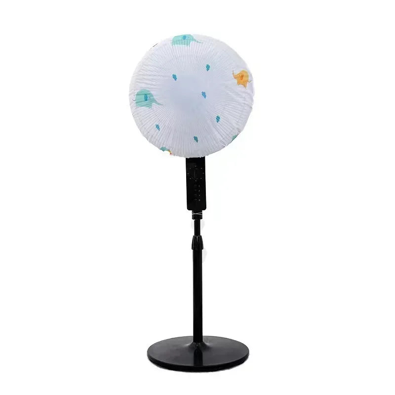 Two Style Washable Fan Sleeve Waterproof Dustproof Protective Standing Round Electric Fan Cover for Pedestal Stand Fan Floor Oasis Select Random 1pcs1