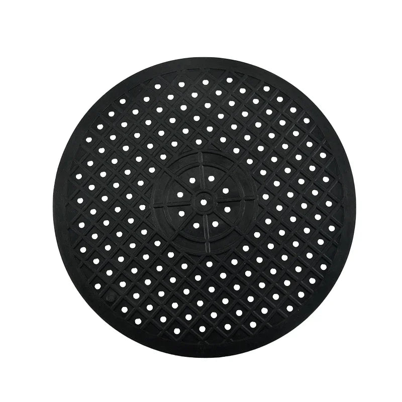 Quick-Dry Rubber Sink Mat – Anti-Slip & Heat-Resistant Pad Sink Mat & Protector Oasis Select black-Round As shown in the figu