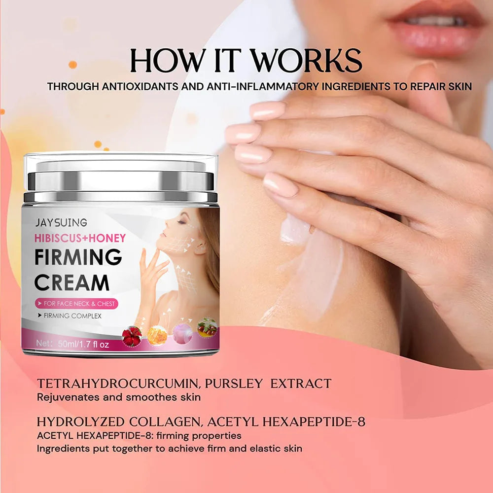 Hibiscus & Honey Firming Face, Neck & Eye Cream 50ml