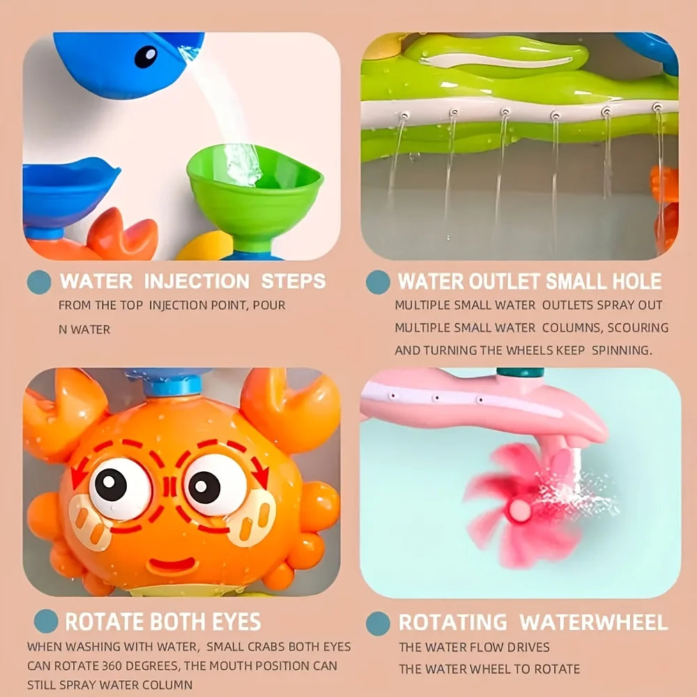 Boys and Girls Bath Toys Suitable for Youngsters, Children, Baby Bath Tub Toys, Gift Bathtub Toys, Gift for Halloween Christmas Oasis Select