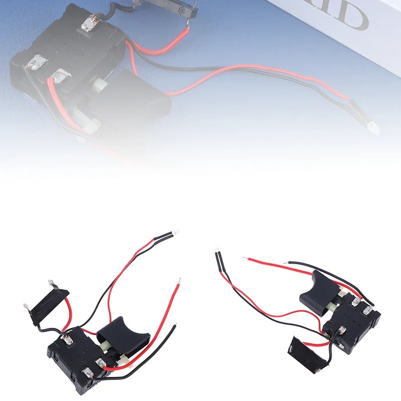 1Pcs Electric Drill Dustproof Speed Control Push Button Trigger Switch 12V Cordless Drill Trigger Switch Power Tool Parts Oasis Select
