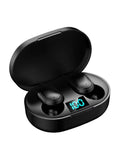 E6S Wireless Bluetooth Earphones TWS Bluetooth Headset Wireless Earbuds Noise Cancelling Earphones with Mic Headphones Sport Oasis Select Black