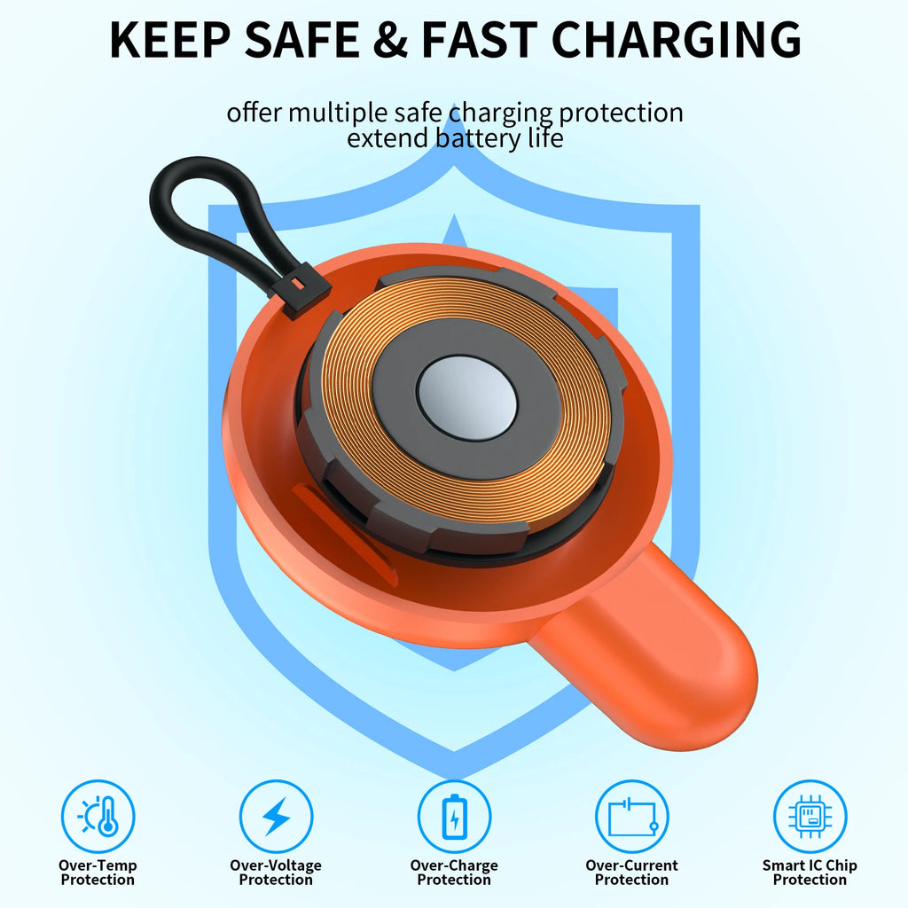USB C Portable Charger for Samsung Watch 6 5 Pro 3 4 Classic, Wireless Magnetic Fast Charging Station Compatible Galaxy Watch Oasis Select