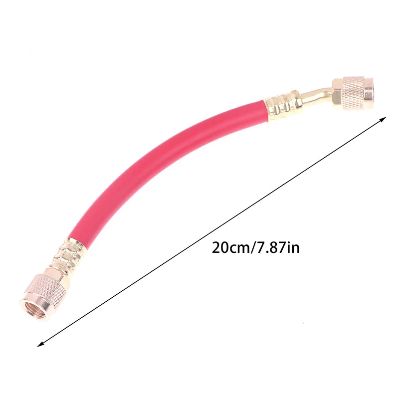 Home AC Refrigeration Hose, 800-4000PSI Tube, 1/4 SAE Thread, Ideal for HVAC Servicing. Oasis Select