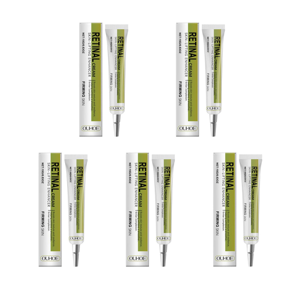 Retinol Cream Smoothing Wrinkle Firming Hydrating Barrier Support Radiant Fade Fine Lines Moisturizing Tightening Face Cream Oasis Select 5 x 15g Boxed