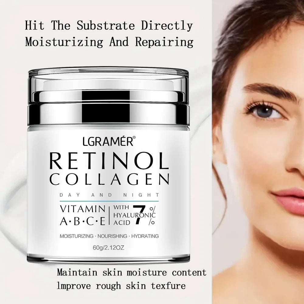 REAROYA Retinol Anti-Aging Face Cream – Collagen & Hyaluronic 60ml Anti-Aging Face Cream Oasis Select