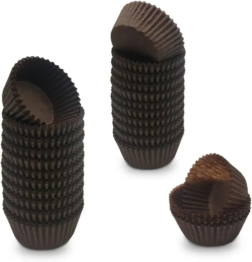 Food Grade 1000Pcs Baking Cups Cupcake Muffin Liners Paper Cup Baking Molds Greaseproof Wrappers Cupcakes Cake Tools Oasis Select black 1000pcs