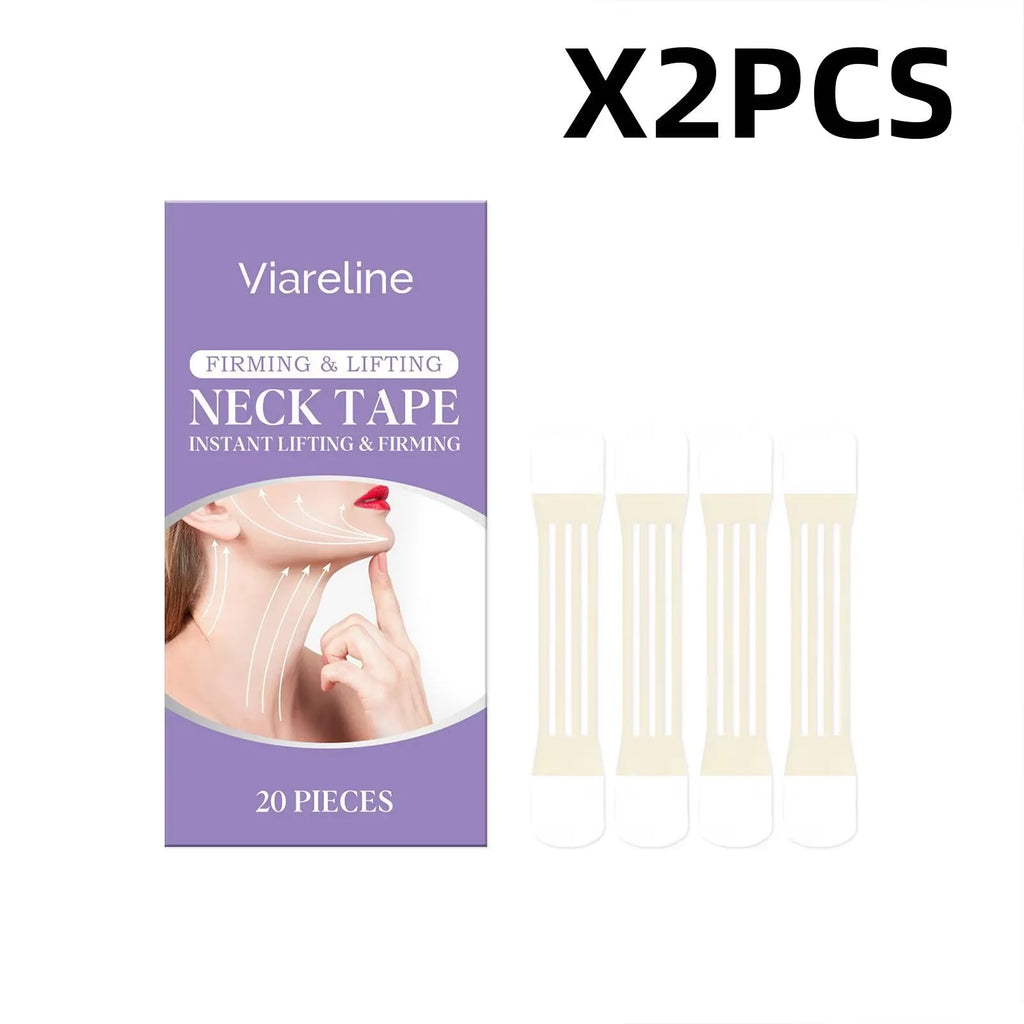 VIARELINE Neck Tightening Patch Enhance Elasticity Reduce Fine Lines Relieve Roughness Improving Relaxation Neck Soothing Patch Oasis Select 20pcs Boxed X2 PCS