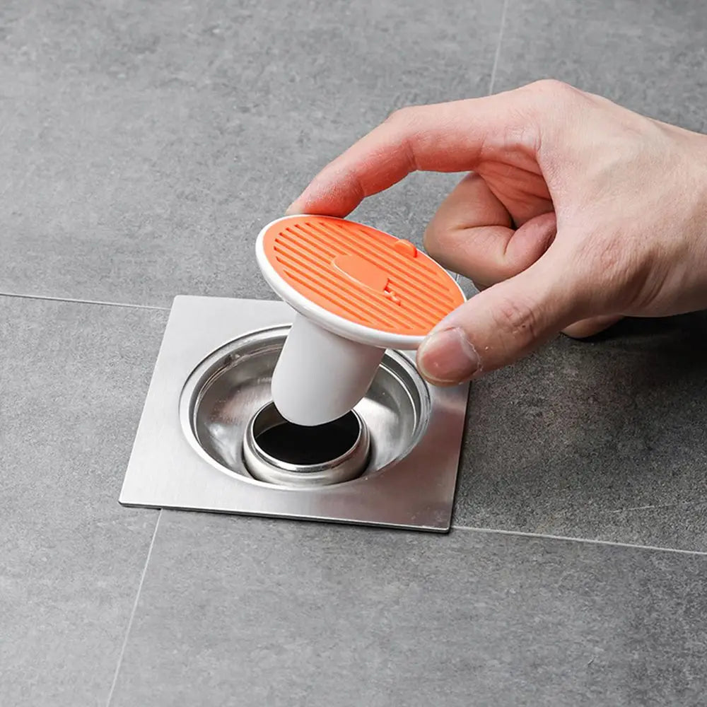 Whale Magnetic Shower Drain Stopper & Odor-Block Hair Trap