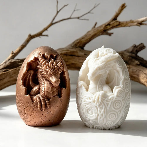 3D Dinosaur Egg Silicone Mold – DIY Candle, Resin & Soap Silicone Craft Mold Oasis Select