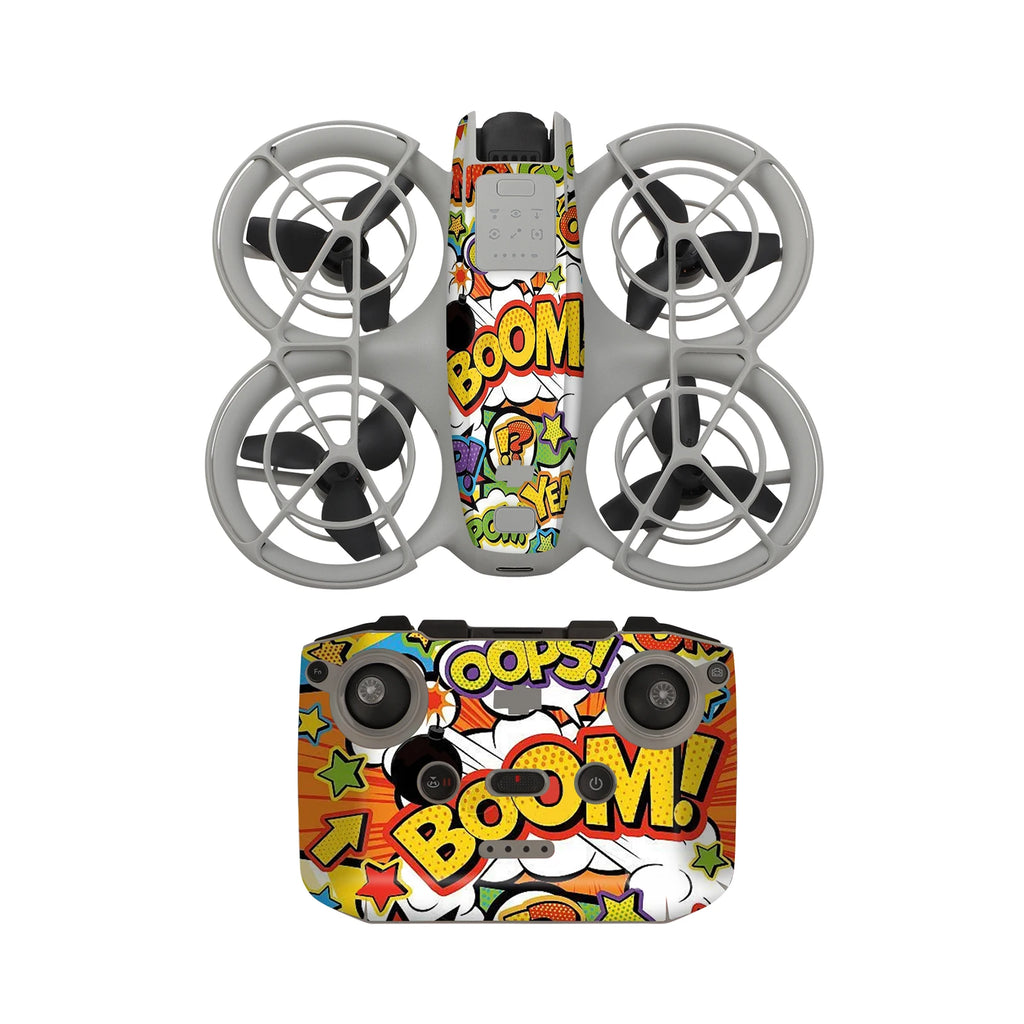 Sunnylife Is Suitable For DJI NEO Stickers PVC Body Remote Control Scratch Resistant Protective Film Accessories Oasis Select 4