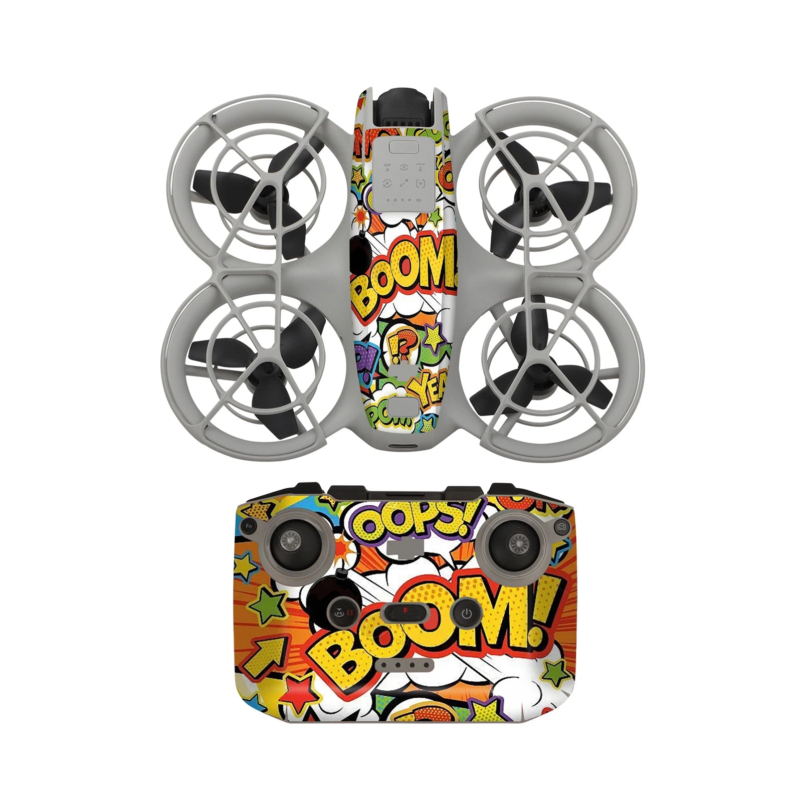 Sunnylife Is Suitable For DJI NEO Stickers PVC Body Remote Control Scratch Resistant Protective Film Accessories Oasis Select 4