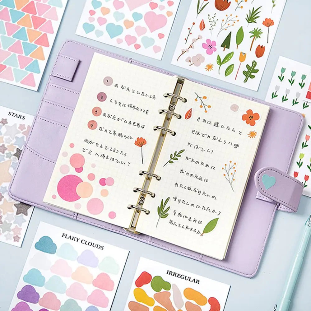 Gift Self-adhesive DIY Diary School Supplies Decorative Decals Label Stickers Diary Scrapbooking Stickers Stationery Stickers Oasis Select