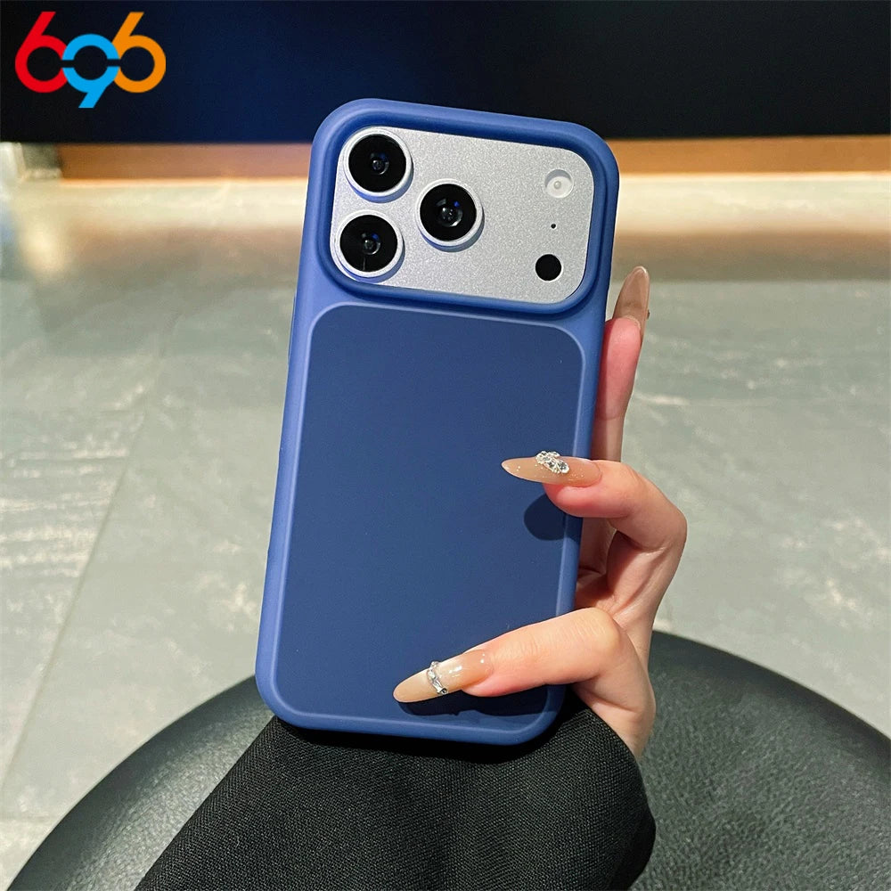 Men Women Phone Case For Iphone 17Promax 17 Pro 15/16Promax 16 15 Promax Original Candy Jelly Color Matte Shell Shockproof Cover Oasis Select BL iPhone 15 Pro Max