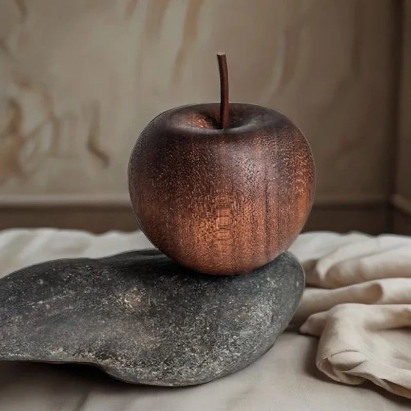 1/3 Set Of Wooden Apple Shaped Essential Oil Diffuser Fragrance Diffuser Suitable For Home Bathroom Car Decoration Oasis Select