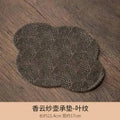 Gauze Double-sided Dry Tea Mat Teapot Mat Chinese Zen Table Flag Tablecloth Tea Mat Tea Ceremony Oasis Select - Leaf Pattern