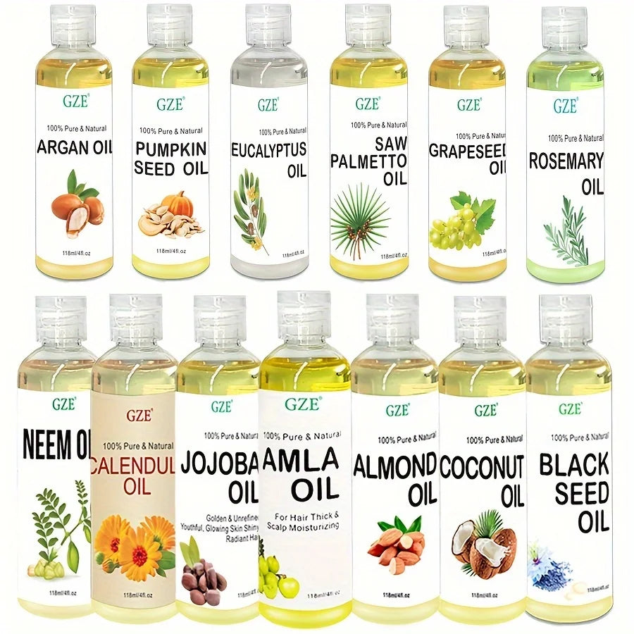 GZE Pure Grapeseed Oil – Vegan Skin & Hair Moisturizer 118ml