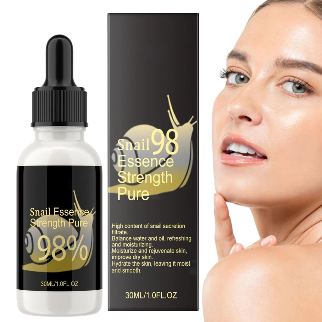 Snail Anti Aging Serum Snail Mucin Essence Advanced Moisturizing Skin Care Pore Shrink Hyaluronic Acid Serum Brighten Essence Oasis Select