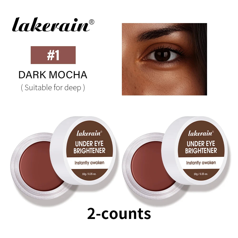 Under Eye Brightener Concealer Cover Anti Dark Circles Nourishing Light Texture Color Corrects & Brightens Concealer Eye Makeup Oasis Select 2pcs Dark Mocha
