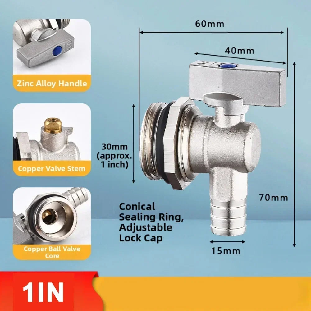 Underfloor Heating Water Distributor Drain Valve Is Designed Specifically For Efficient Drainage,for Optimal Performance Oasis Select 1in China Mainland