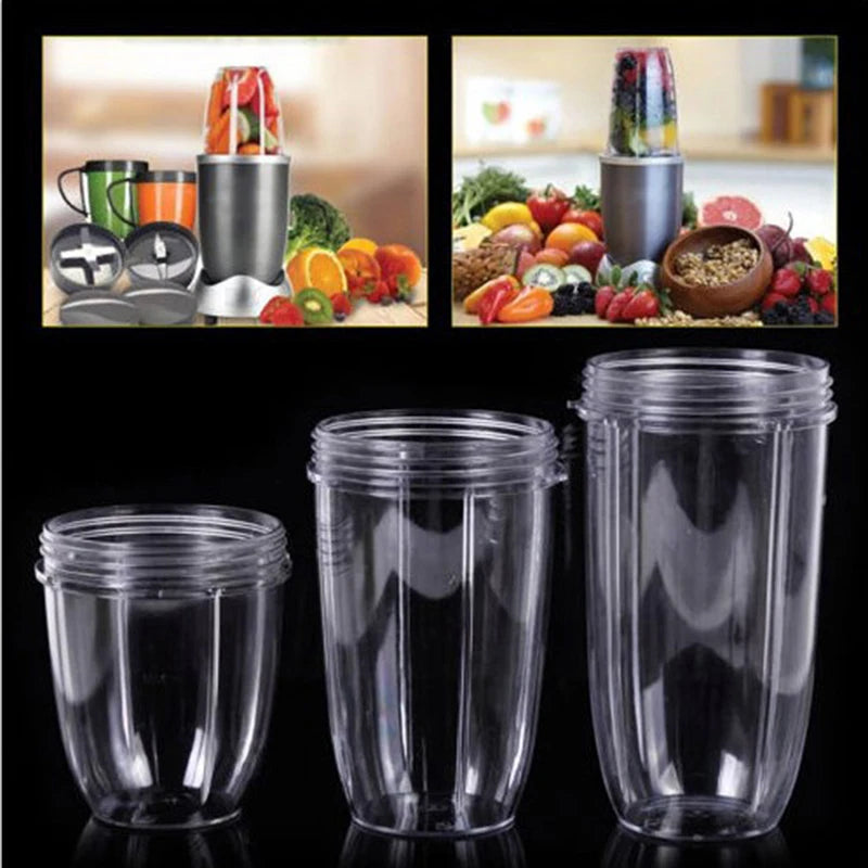 Juicer Cup Mug Clear Replacement For NutriBullet Nutri Bullet Juicer 18OZ 24OZ 32OZ Without Lid Oasis Select
