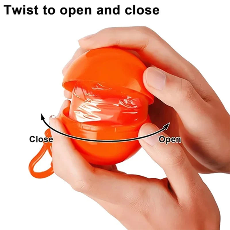Portable disposable raincoat for adults with compressible spherical keychain and pockets can be hung suitable for outdoor travel Oasis Select