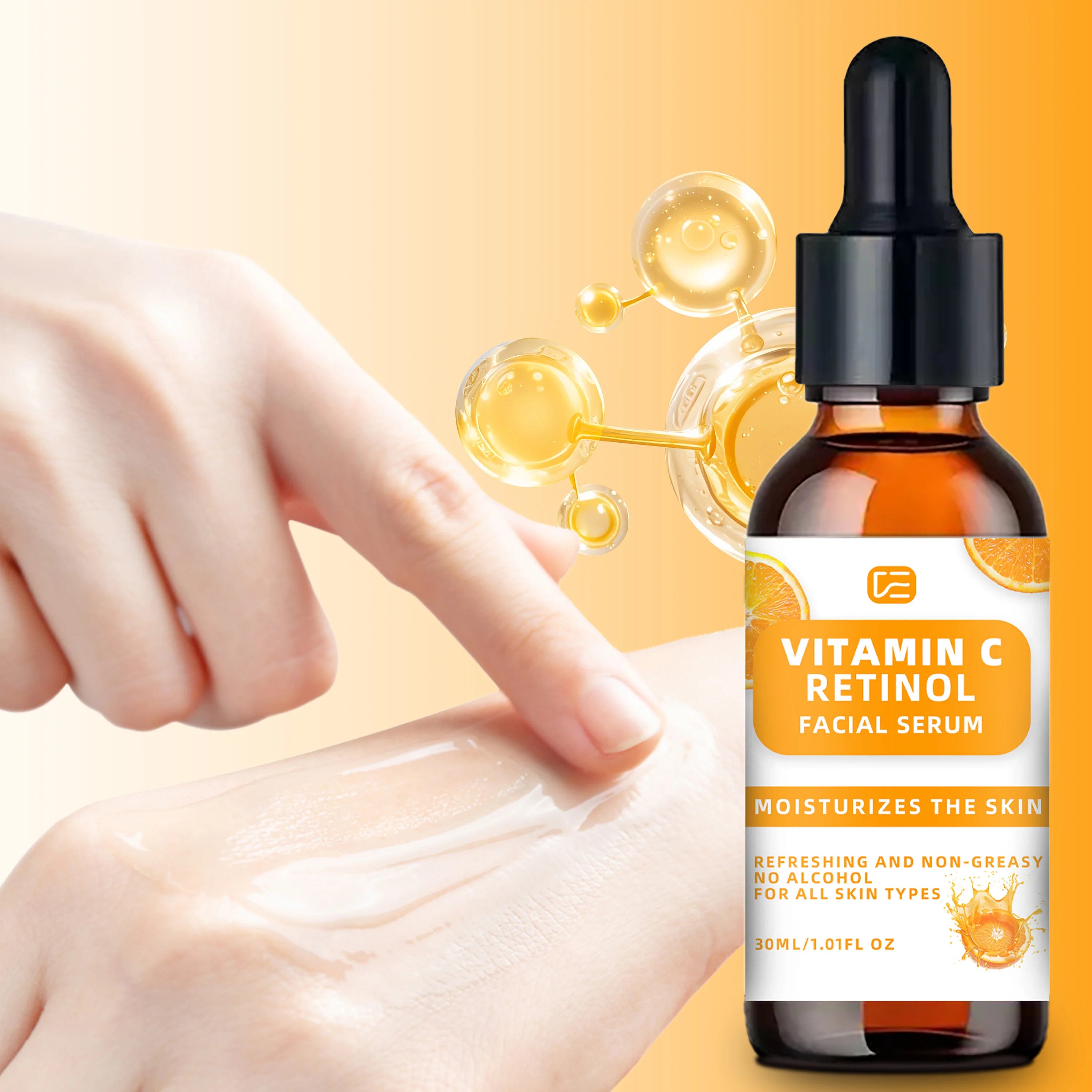Vitamin C & Retinol Face Serum – Brightening & Firming