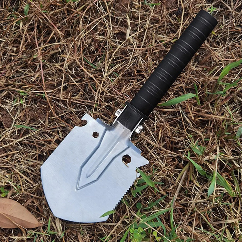 Camping Shovel Folding Compact Folding Shovels for Camping Multifunctional Gear High Strength Equipment for Gardening Planting Oasis Select
