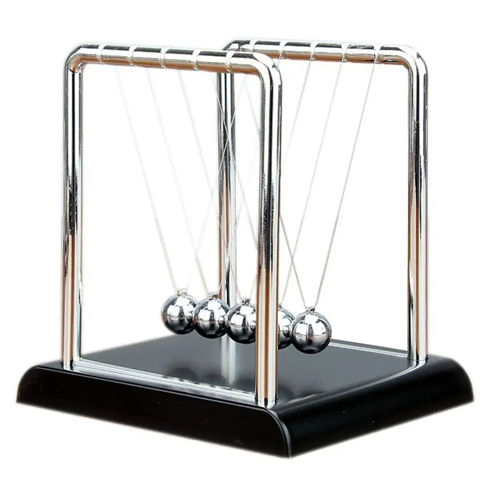 Newton's Cradle Steel Pendulum Desk Toy – Physics & Stress Relief Pendulum Desk Toy Oasis Select