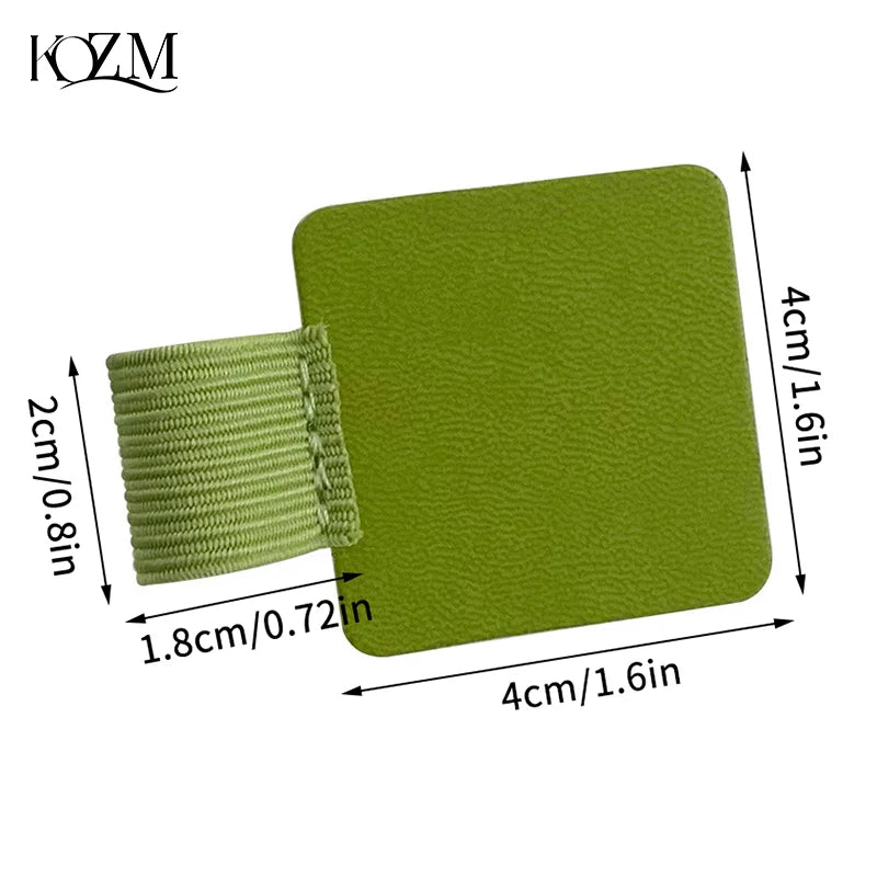 Self-Adhesive PU Leather Pen Loop Holder for Notebooks