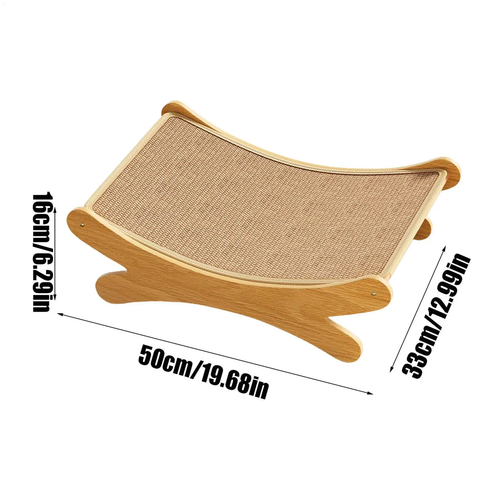 Cat Scratch Pad 2 in 1 Scratch Lounge Cat Bed Breathable Wear-Resistant Cat Lounge Bed Nest for Indoor Outdoor Oasis Select