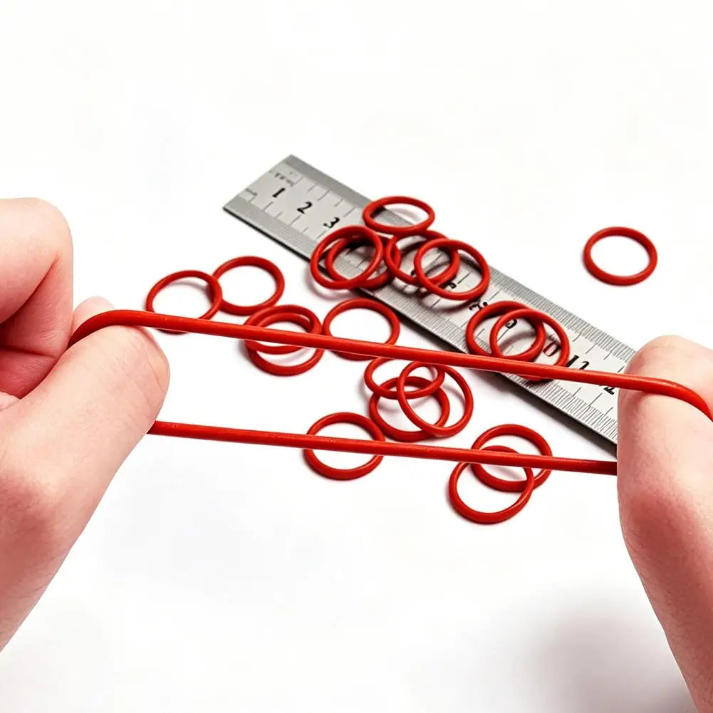 351PCS Silicone O-Ring Sealing Set, Ten Different Standard Sizes Oil Heat Resistant Rubber Gasket Pad For Cars Pipelines Oasis Select