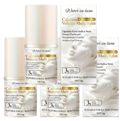 Bee Venom Neck & Facial Care Stick - Calcium Wrinkle Core & Volume Multi Balm with Collagen & Plant Extracts. Oasis Select YELLOW 6g