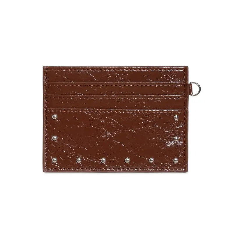 Slim PU Leather Card Wallet – Multi-Slot Mini Coin Purse